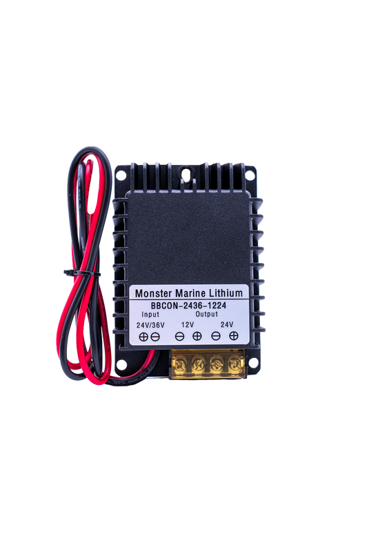 Live sonar 24v/36v- to 12/24v converter “The Bandit”