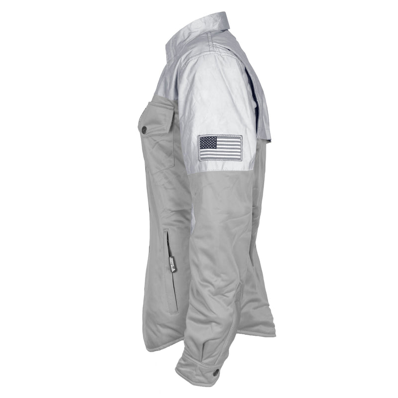 Load image into Gallery viewer, Ultra Reflective Shirt "Twilight Titanium" for Women - Gray and Silver
