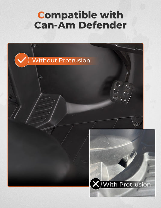 TPE Floor Mats & Bed Liner for Can-Am Defender HD7|8|9|10