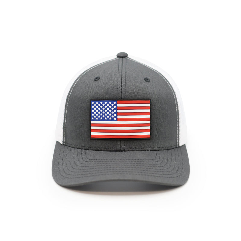 Load image into Gallery viewer, USA Flag PVC Patch Hat
