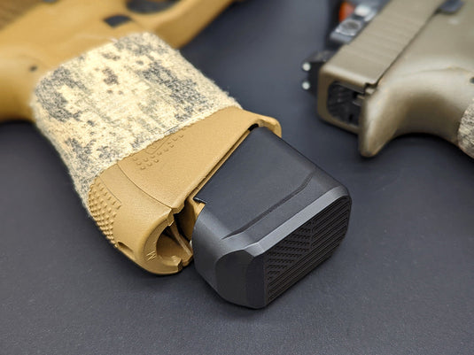 MILSPIN +5 Capacity Magazine Extension Blacked Out US Flag