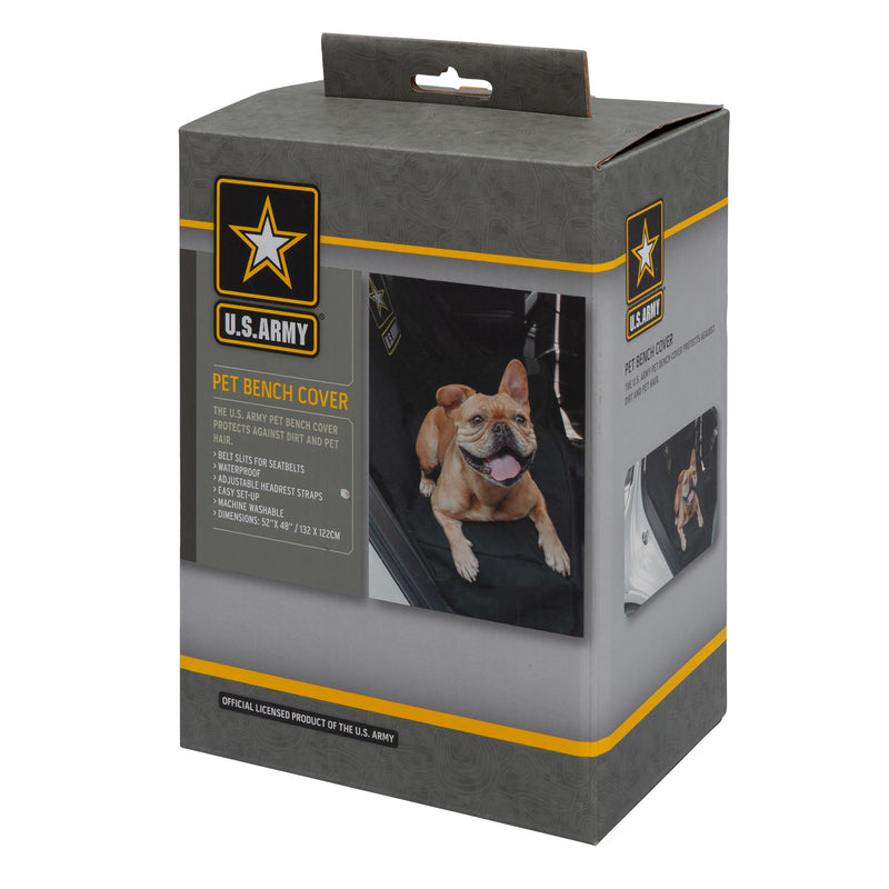 Load image into Gallery viewer, US Army Car Bench Seat Pet Cover - Dark Camo
