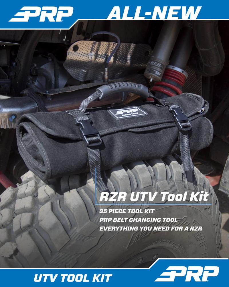 Load image into Gallery viewer, PRP 36cp Roll-Up Tool Kit w/Belt Changing Tool for Polaris RZR 800 / 900 / XP 1000

