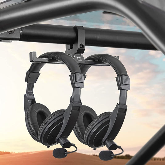 UTV Headset Hanger Helmet For 1.5"-2" Roll Cage