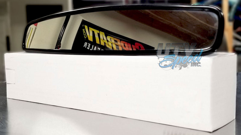 Load image into Gallery viewer, 14&quot; Long Convex Wide Angle Center Rear View Mirror Provides A Panoramic View Off-Road
