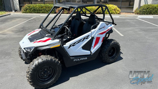 Polaris RZR 200 Fastback Cage with attached rear bumper
