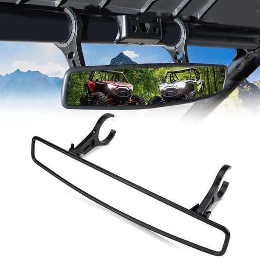 Side Mirrors and Rear Mirror for Can Am Commander 1.75" to 2" Roll Bar