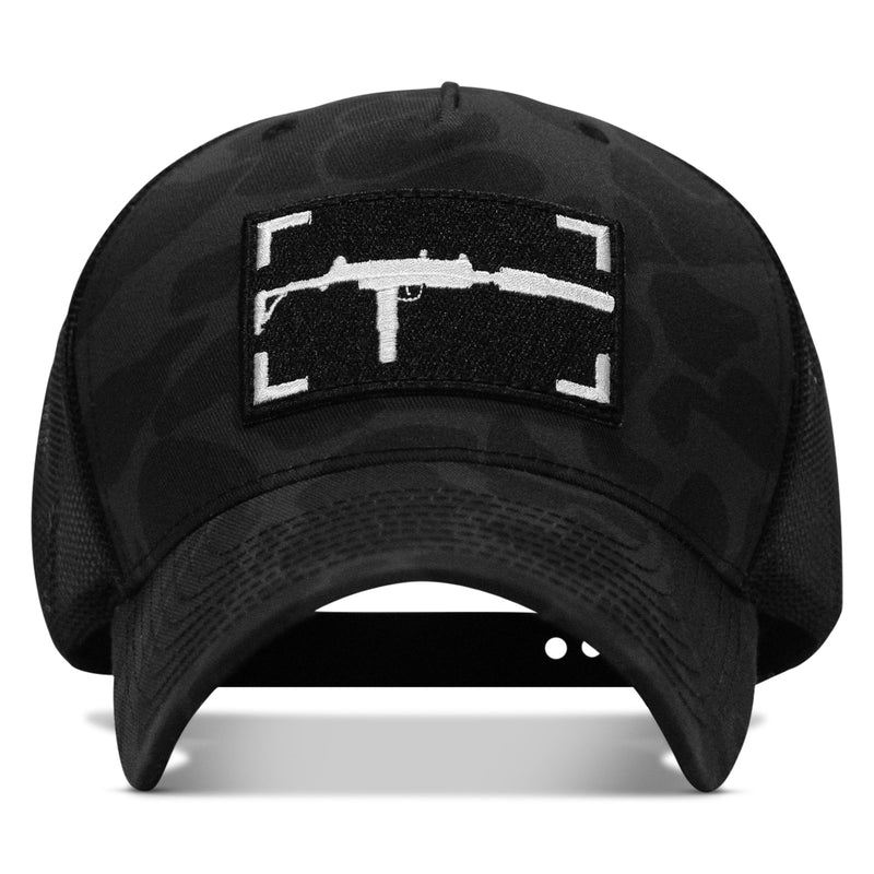 Load image into Gallery viewer, UZI PATCH MESH SNAPBACK HAT

