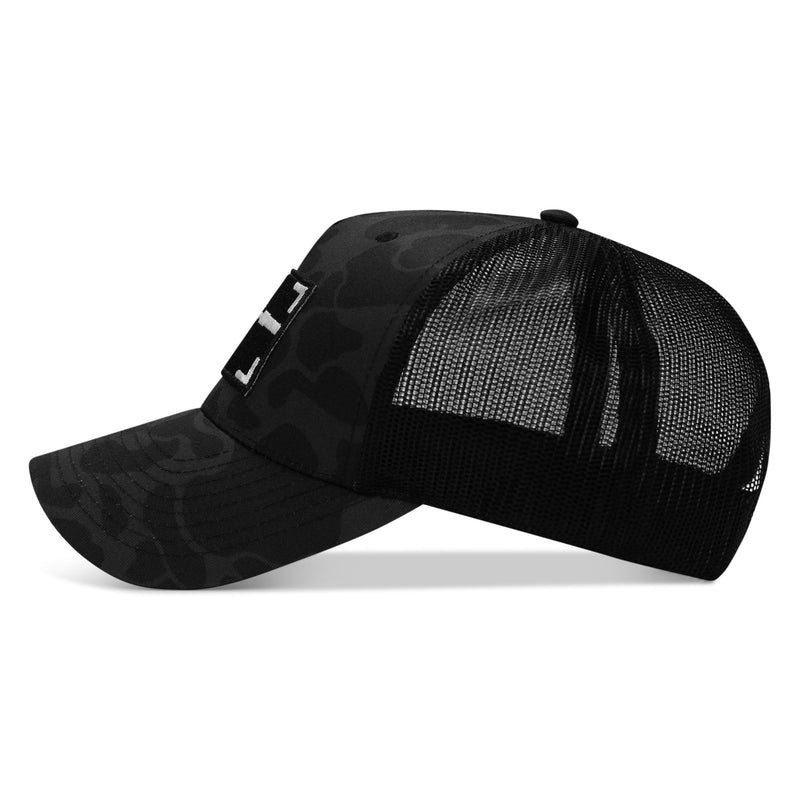 Load image into Gallery viewer, UZI PATCH MESH SNAPBACK HAT
