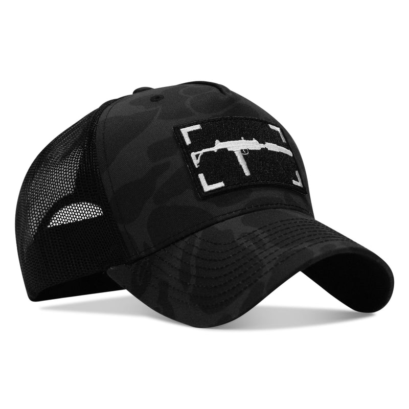 Load image into Gallery viewer, UZI PATCH MESH SNAPBACK HAT
