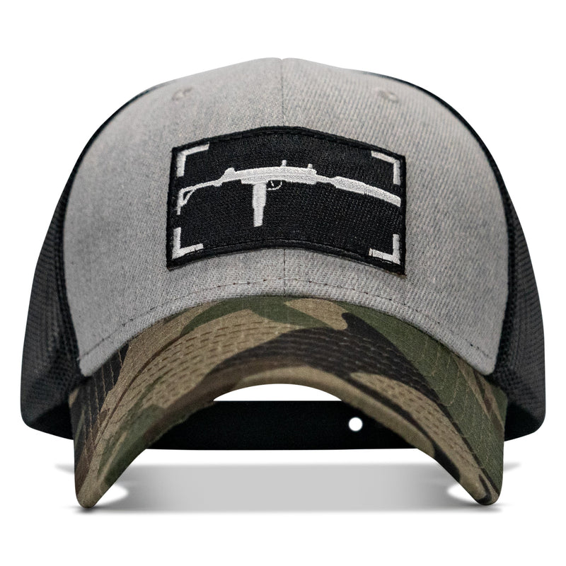 Load image into Gallery viewer, UZI PATCH MESH SNAPBACK HAT
