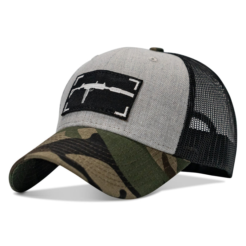 Load image into Gallery viewer, UZI PATCH MESH SNAPBACK HAT
