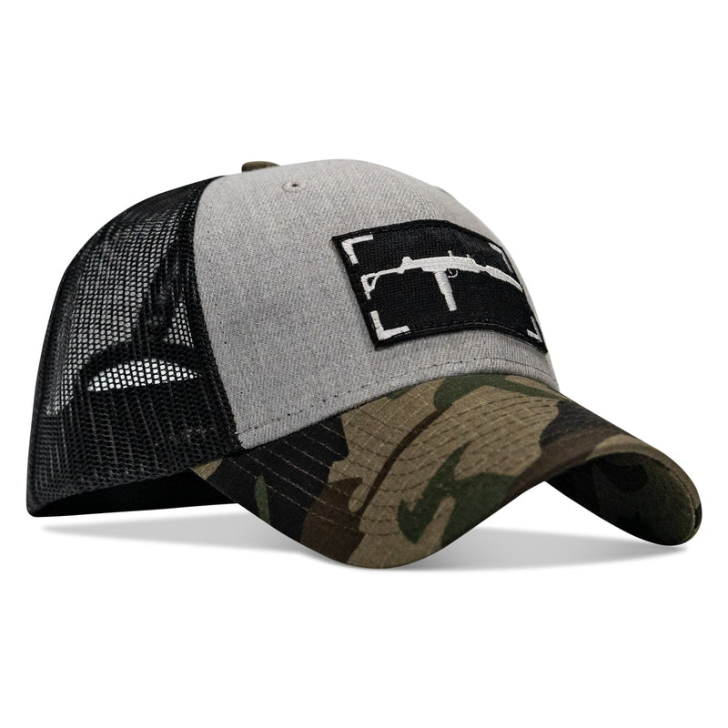 Load image into Gallery viewer, UZI PATCH MESH SNAPBACK HAT

