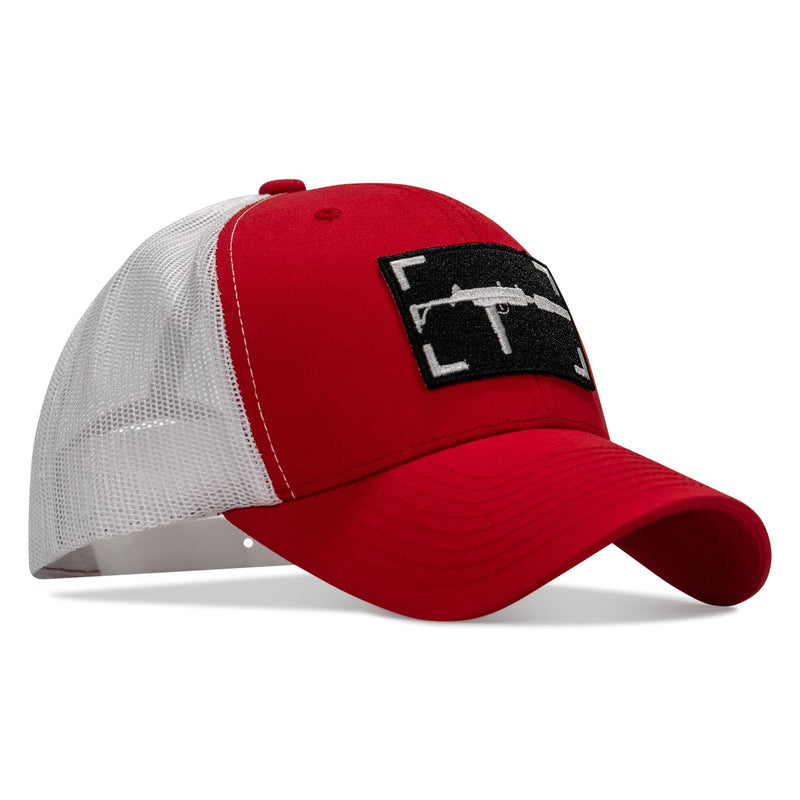 Load image into Gallery viewer, UZI PATCH MESH SNAPBACK HAT
