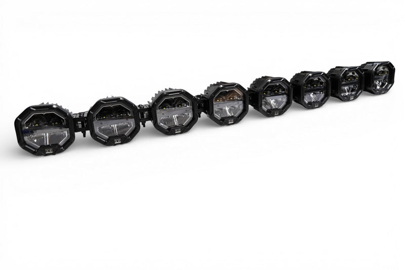 Load image into Gallery viewer, 8 Light U-Con Interlocking Off Road LED Pod With Amber or White DRL Running Light
