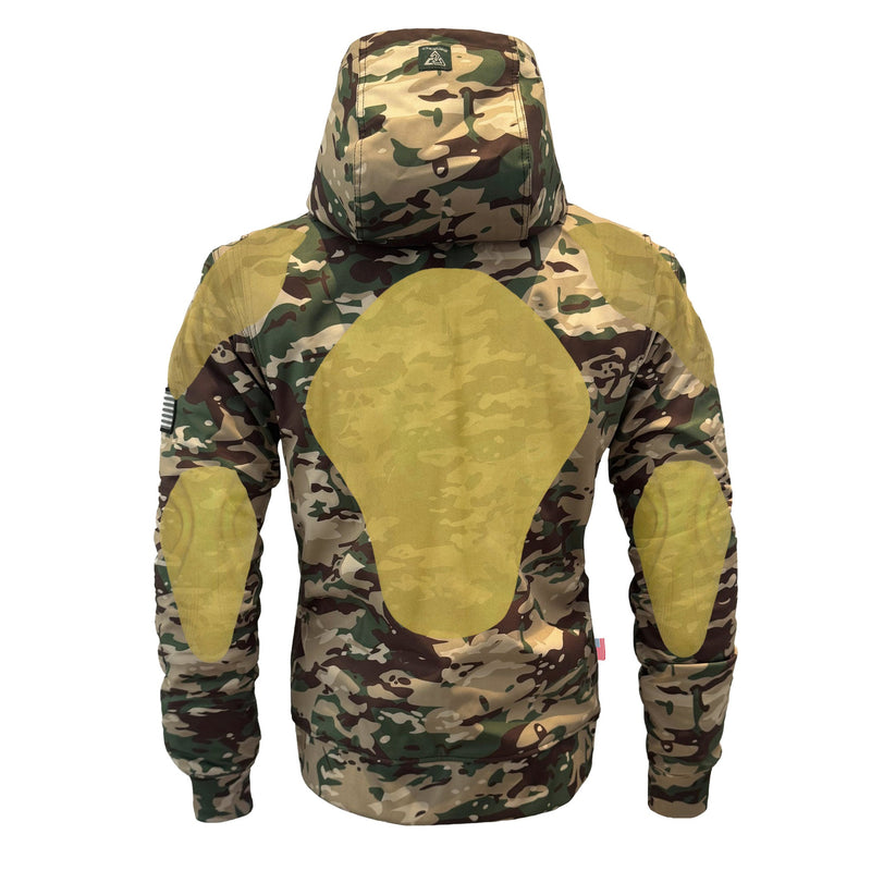 Load image into Gallery viewer, Protective SoftShell Unisex Camouflage Hoodie - “Delta Four”
