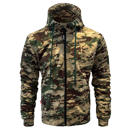 Protective SoftShell Unisex Camouflage Hoodie - “Delta Four”