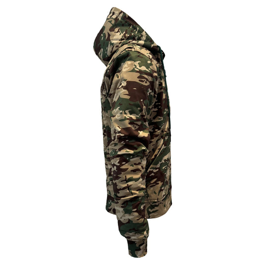 Protective SoftShell Unisex Camouflage Hoodie - “Delta Four”