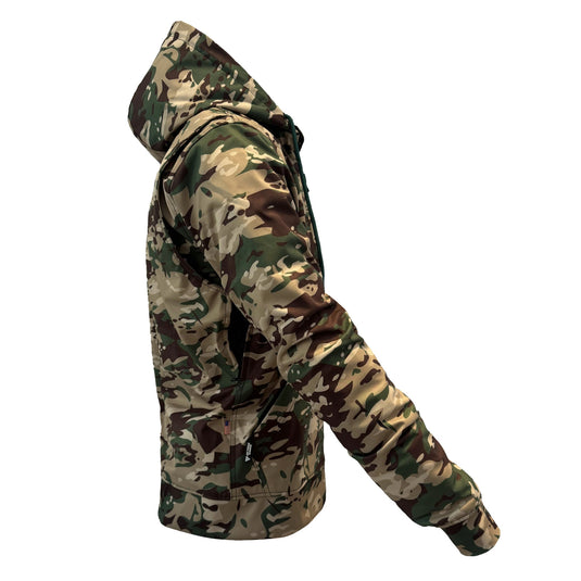 Protective SoftShell Unisex Camouflage Hoodie - “Delta Four”