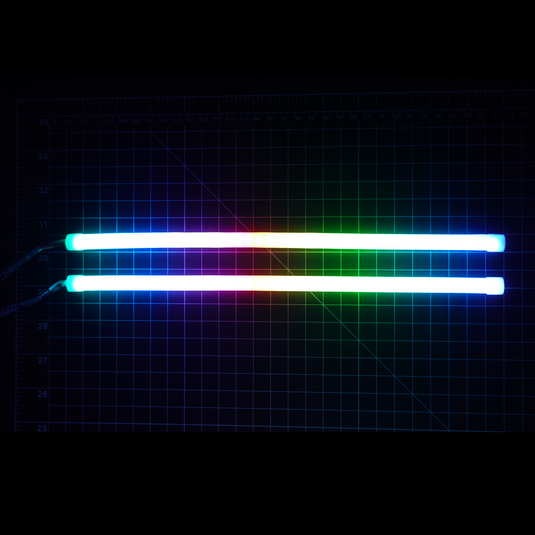 Universal Flexible Multicolor DRL Tube Strips | RGBW & Flow Series
