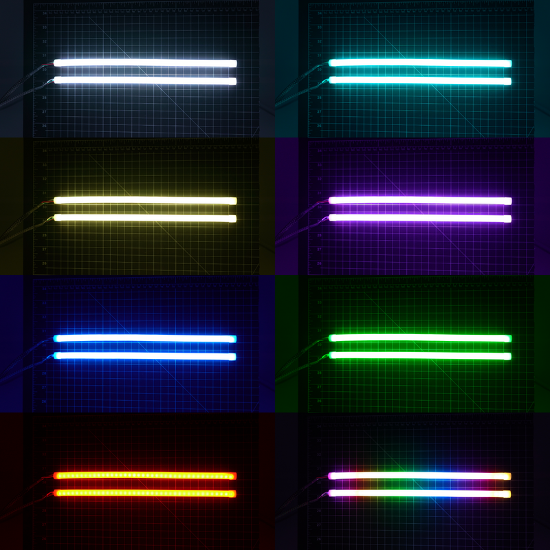 Load image into Gallery viewer, Universal Flexible Multicolor DRL Tube Strips | RGBW &amp; Flow Series
