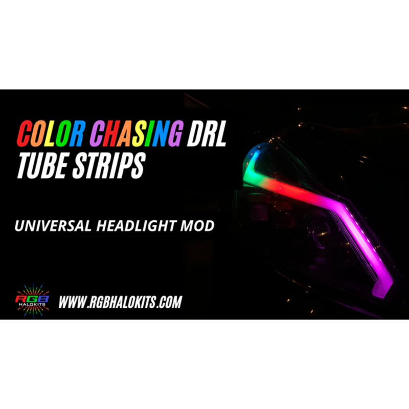Load image into Gallery viewer, Universal Side Emitting Flexible DRL Diffused Strips | Multicolor
