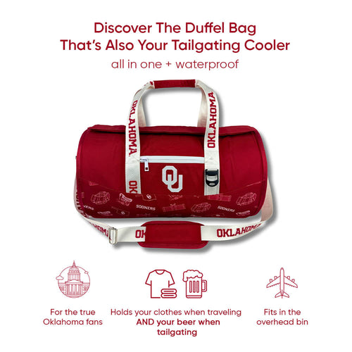 University of Oklahoma Duffel Cooler