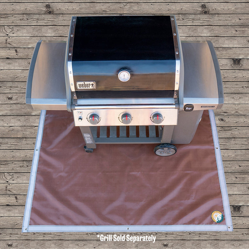 Load image into Gallery viewer, Ember Mat - Protect The Ground From Popping Embers or Dripping Grease
