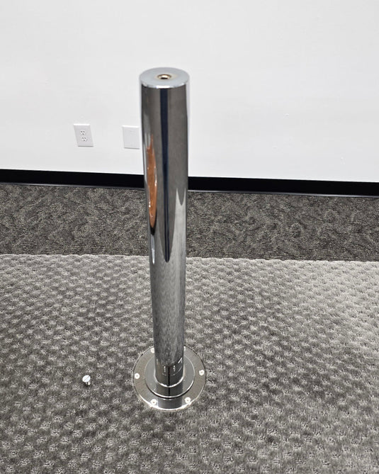 RV Side Tables | RV End Tables - Table Set - 6" Flush Mount Floor Plate / Anti Wobble, Cocktail Design (6 colors)