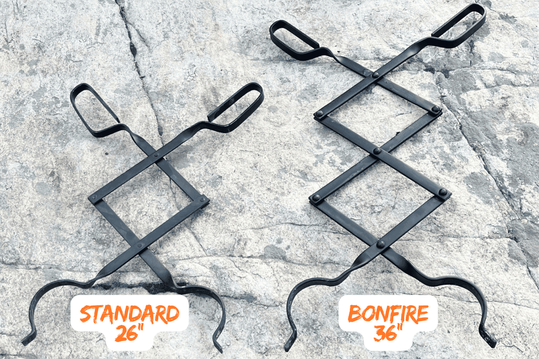 Grizzly Grabber Firewood Tongs: Easy Campfire Tending!