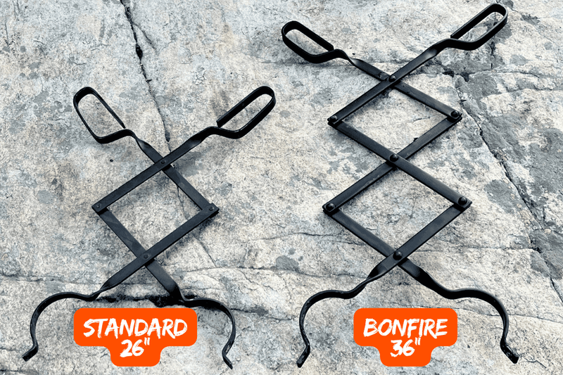 Load image into Gallery viewer, Grizzly Grabber Firewood Tongs: Easy Campfire Tending!
