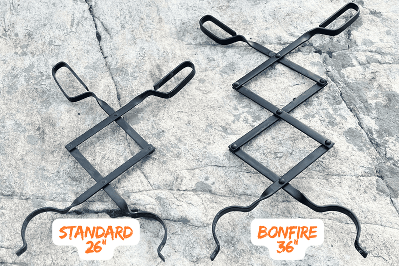 Load image into Gallery viewer, Grizzly Grabber Firewood Tongs: Easy Campfire Tending!
