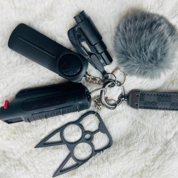 Load image into Gallery viewer, Fox Head Self Defense Keychain
