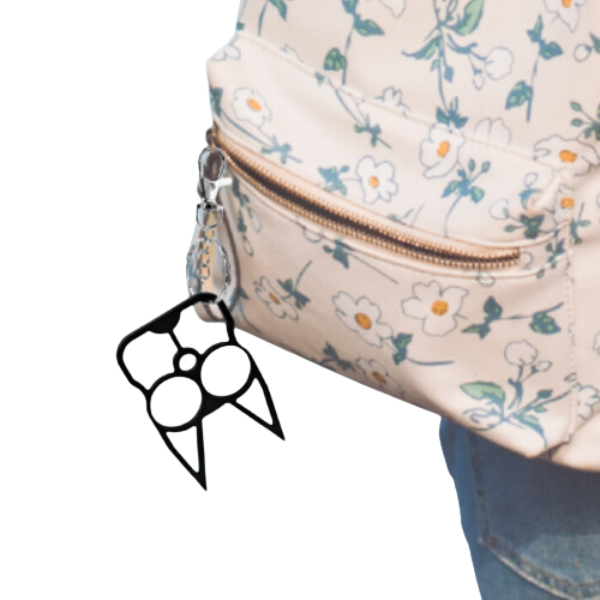 Load image into Gallery viewer, Fox Head Self Defense Keychain
