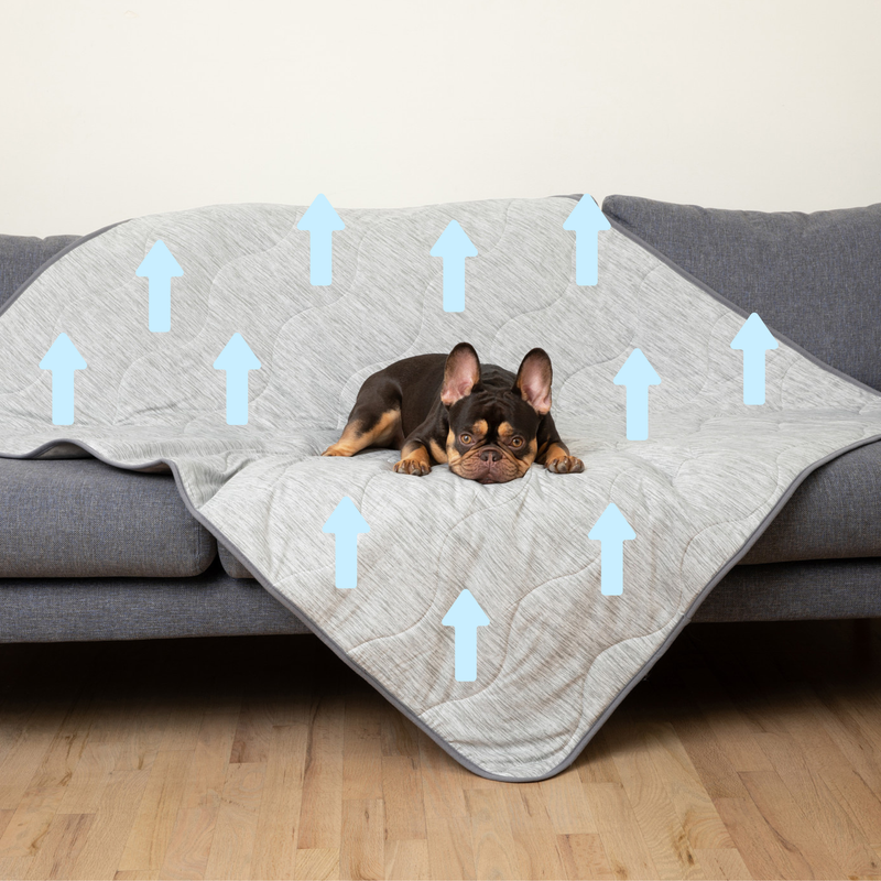 Load image into Gallery viewer, PupChill™ Cooling Waterproof Blanket - Arctic Grey
