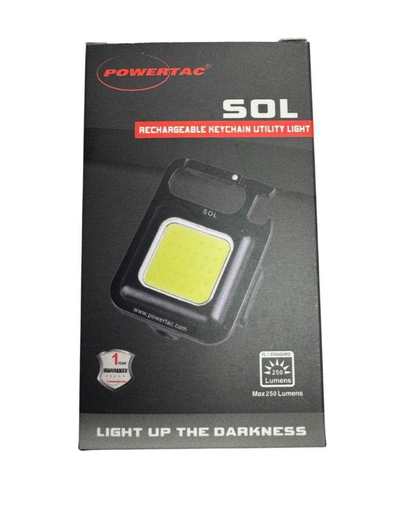 Load image into Gallery viewer, SOL- LED Rechargeable Keychain Light
