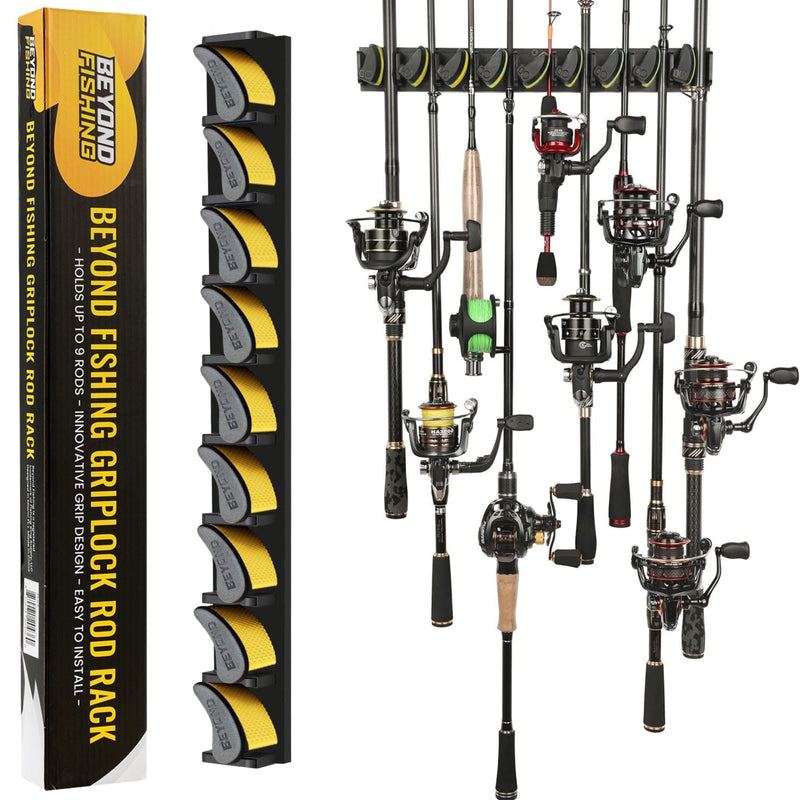 Load image into Gallery viewer, Beyond Fishing GripLock Vertical Fishing Rod Rack
