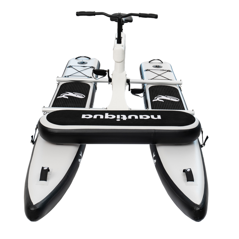 Load image into Gallery viewer, Nautiqua | BORACAY | Premium Catamaran Style Water Bike with Front Pad | 1 Person
