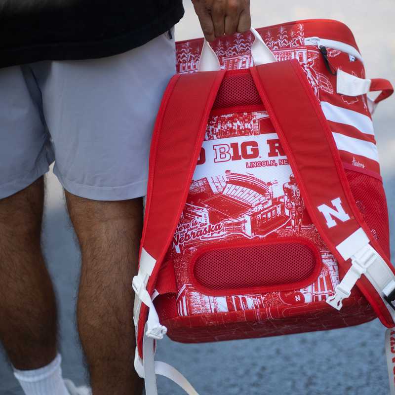 Load image into Gallery viewer, University of Nebraska Backpack Cooler
