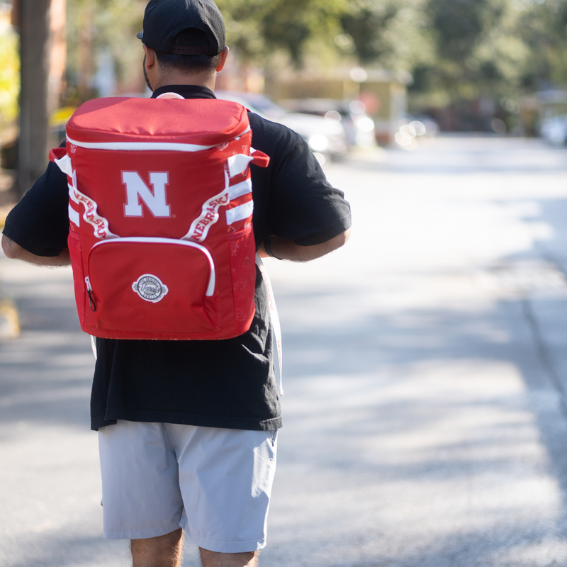 Load image into Gallery viewer, University of Nebraska Backpack Cooler
