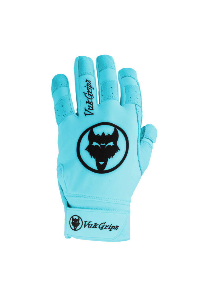 Load image into Gallery viewer, Howler Baby Blue Batting Gloves
