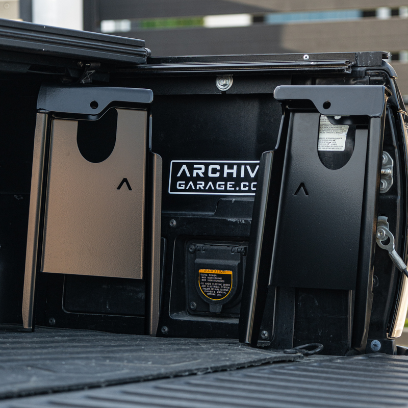 Load image into Gallery viewer, 2005-2023 Tacoma Rear Shock Relocation Towers 2.5 x 12&quot; to 14&quot; Mid Travel
