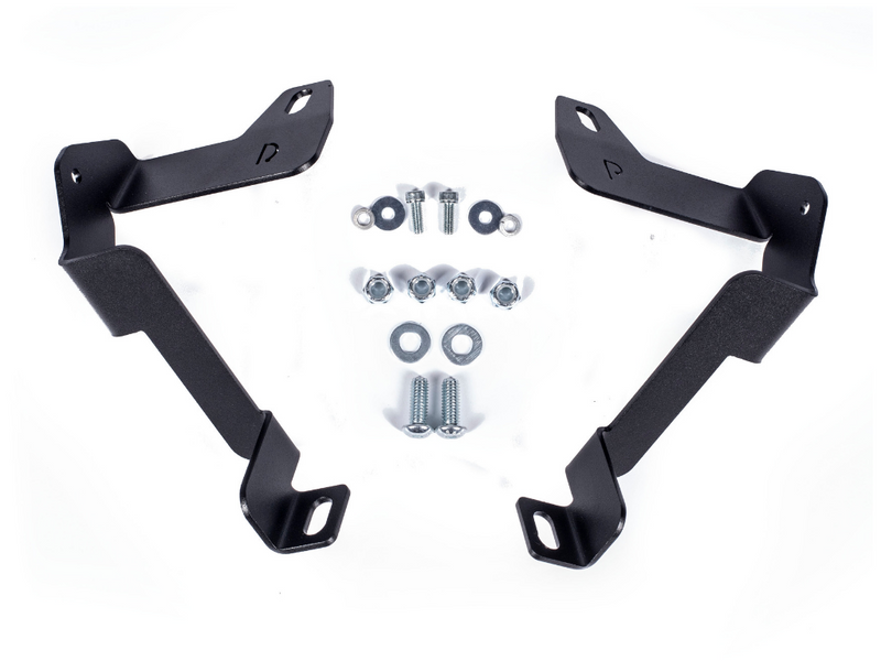 Load image into Gallery viewer, 32" Lower Bumper Hidden LED Light Bar Brackets Kit For 2014-2021 Toyota Tundra
