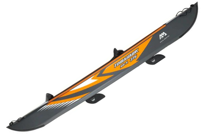 Load image into Gallery viewer, Aqua Marina TOMAHAWK AIR-K 12'4" Inflatable High Pressure Speed Kayak / Canoe
