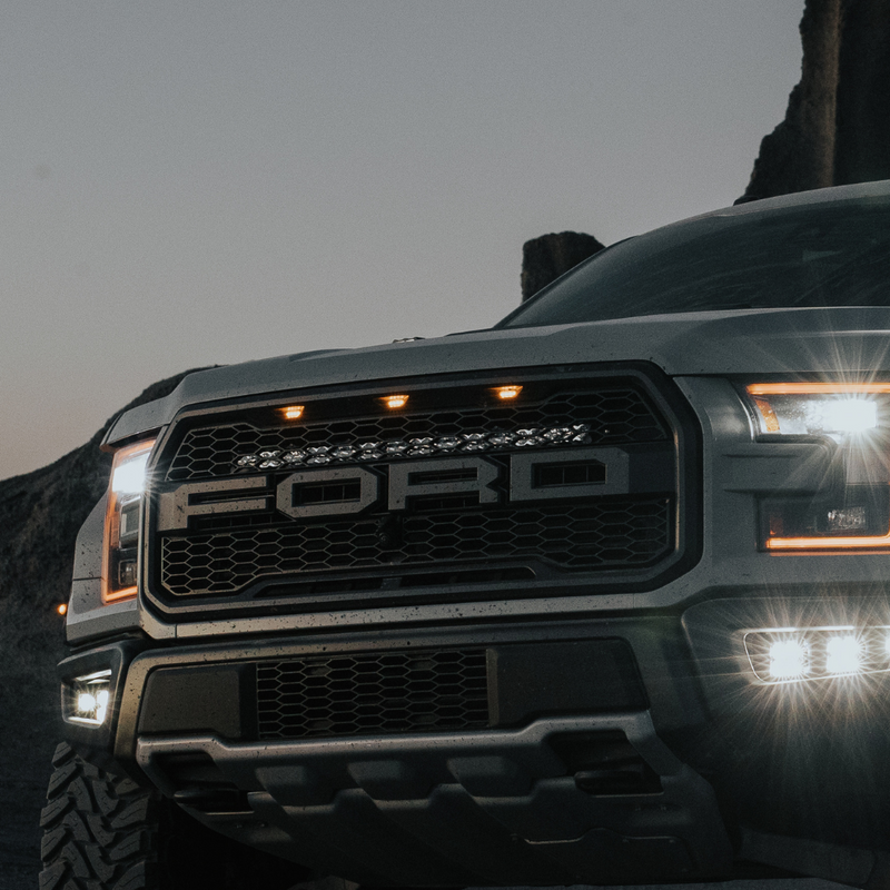 Load image into Gallery viewer, Ford F150 Raptor (2017-2021) - Behind The Grille 30" LED Light Bar - Clear Lens

