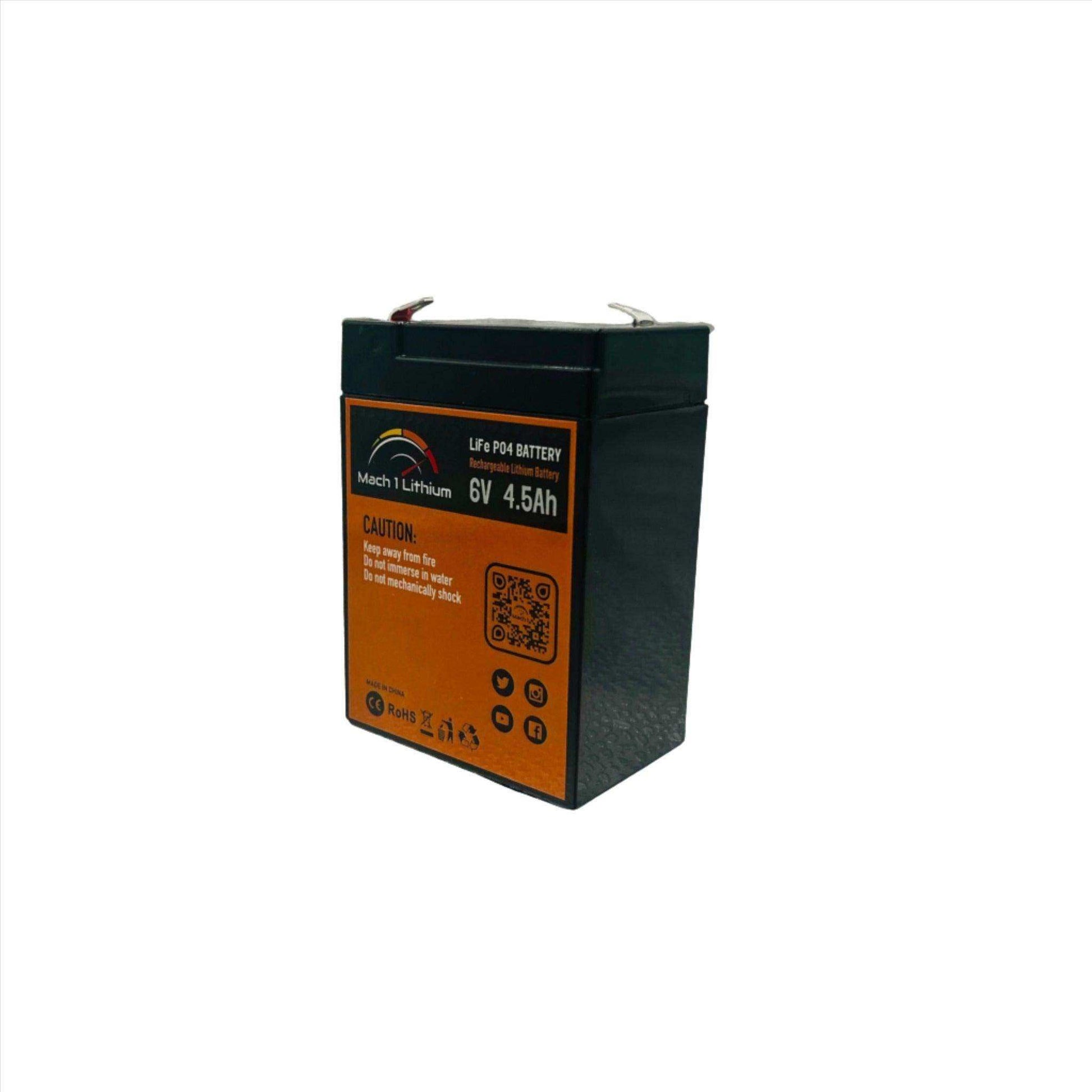 Mach 1 Lithium 6V 4.5AH LIFEP04 Battery - Skoutley Outdoors LLC