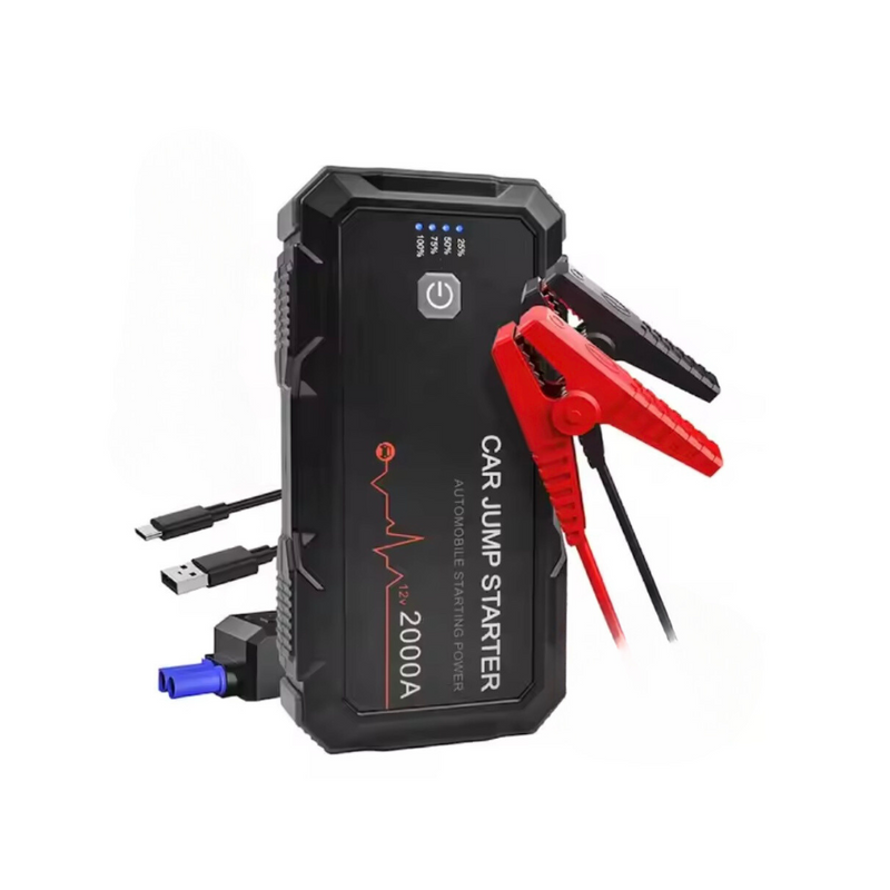 Load image into Gallery viewer, 2000A Car Jump Starter Booster Jumper Box Power Bank Battery Charger Portable US
