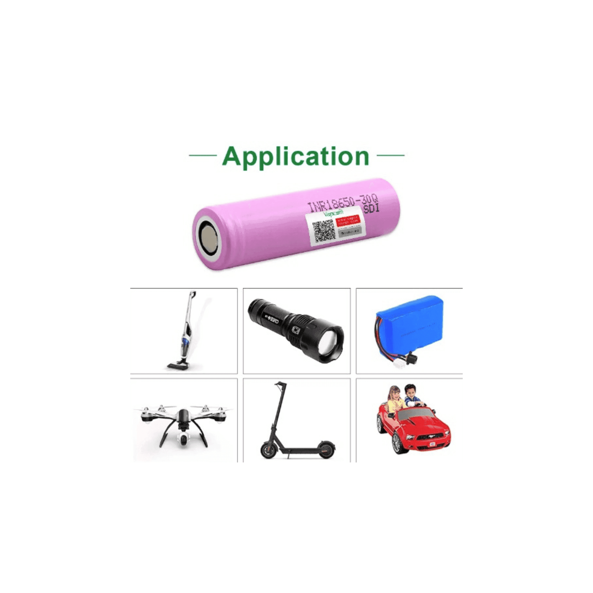 Samsung 30Q 18650 3000mAh 15A Battery - INR18650-30Q - Skoutley Outdoors LLC