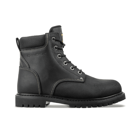 Oil Rigger 6” Steel Toe Men’s Work Boot - Black - Skoutley Outdoors LLC