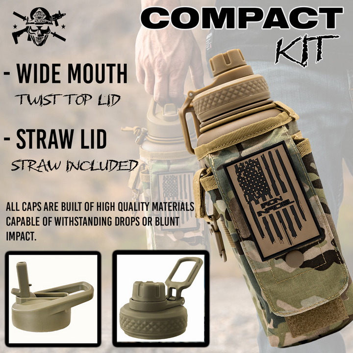 Load image into Gallery viewer, 32oz Compact Battle Bottles
